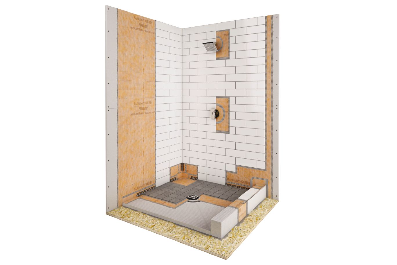 SCHLUTER KERDI SHOWER KIT BJ Floors and Kitchens